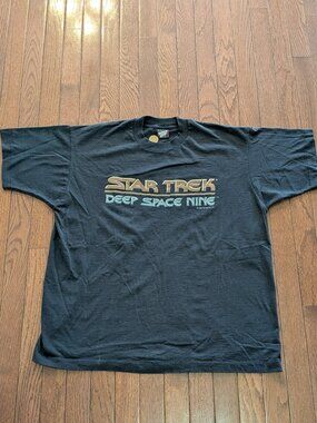 1993 Deep Space Nine Screen Stars T-Shirt Single Stitch Made in USA - Size XL